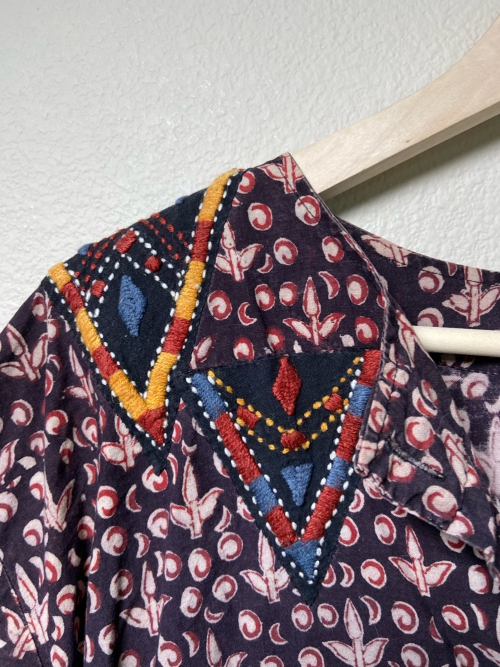 Market Place Boho Embroidered Tunic - Picture 3 of 10